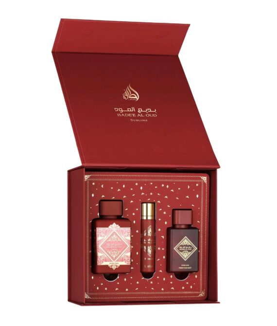 Луксозен комплект за жени и мъже – Lattafa Badee Al Oud Sublime Giftset