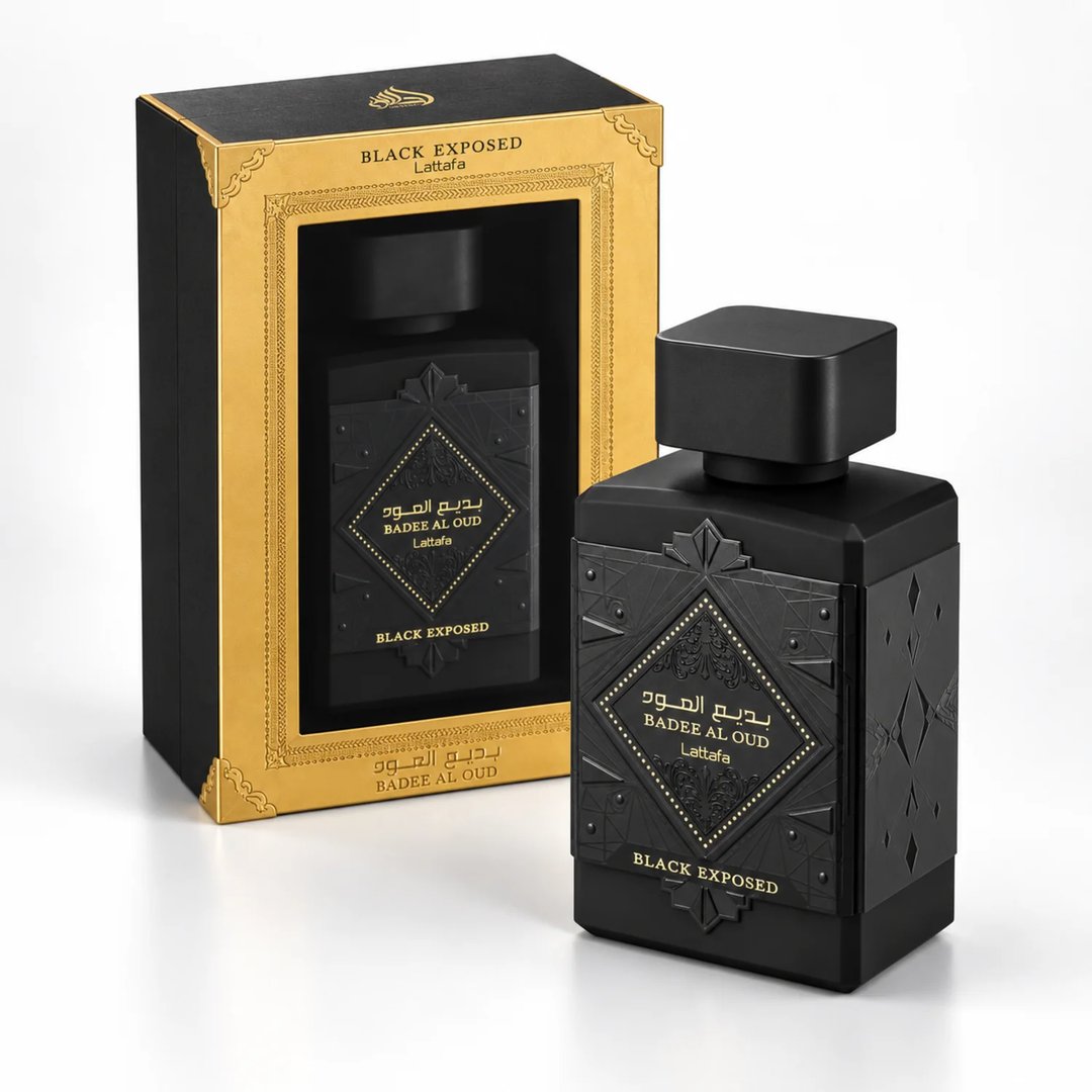 Lattafa Badee Al Oud Black Exposed EDP 100ml - Парфюмна вода за жени и мъже - Image 4